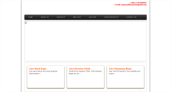 Desktop Screenshot of juteworldexports.com